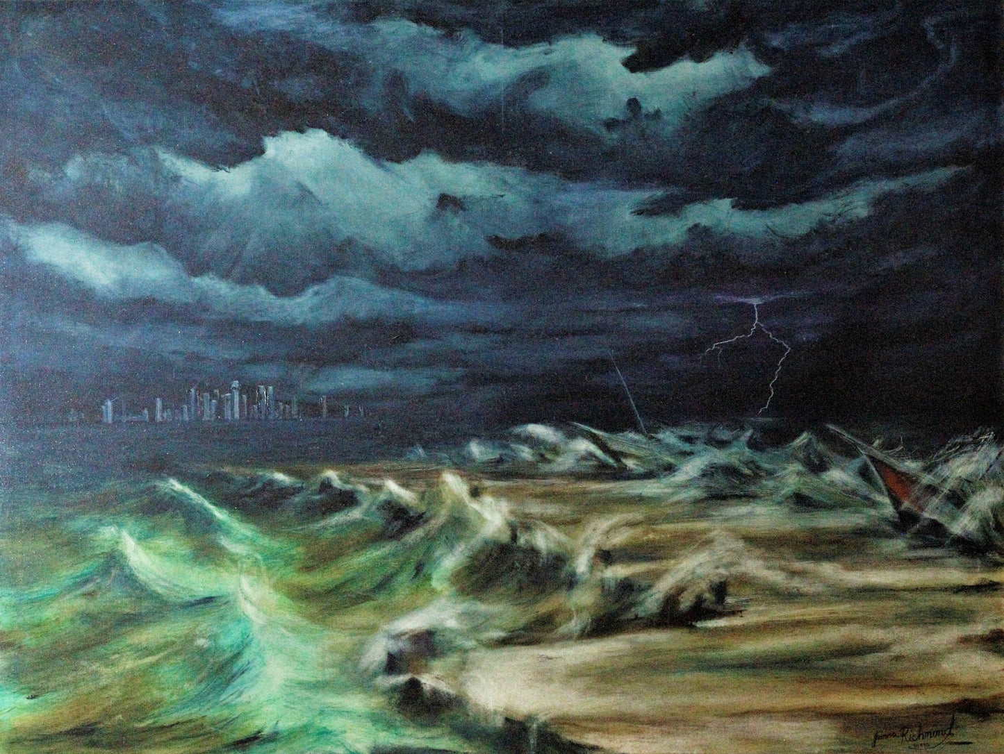053 WILLIAMSTOWN PIER STORM
