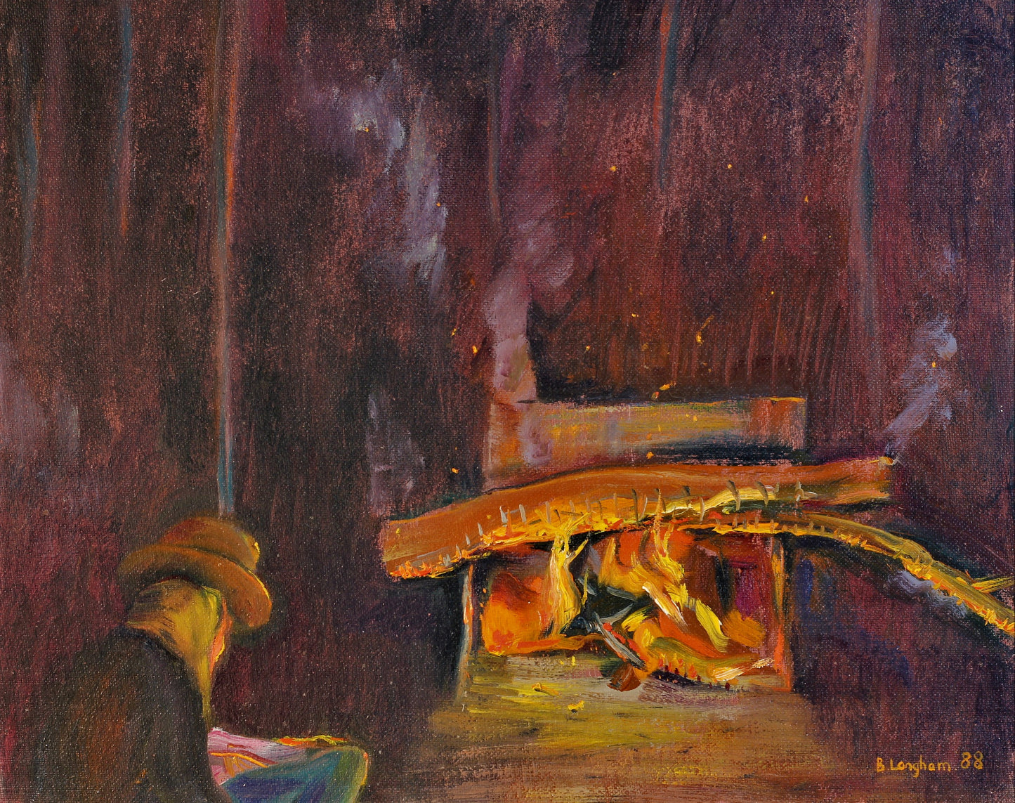 171   JAMIE BY THE FIRE BY BARRIE LANGHAM