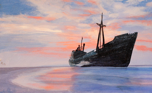 249   BLUE SHIP GROUNDED