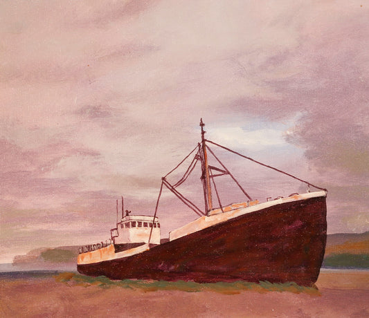 250 RUSTY SHIP STRANDED