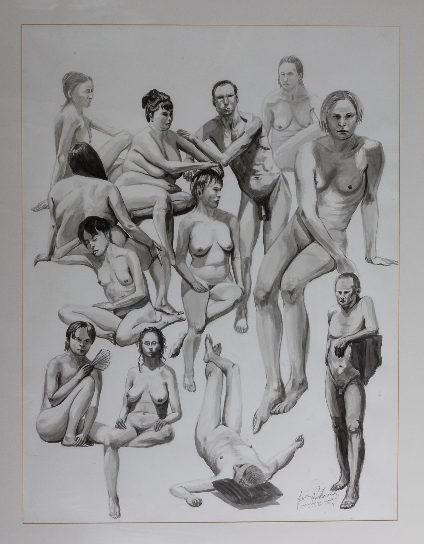 090 MIXED INK NUDES
