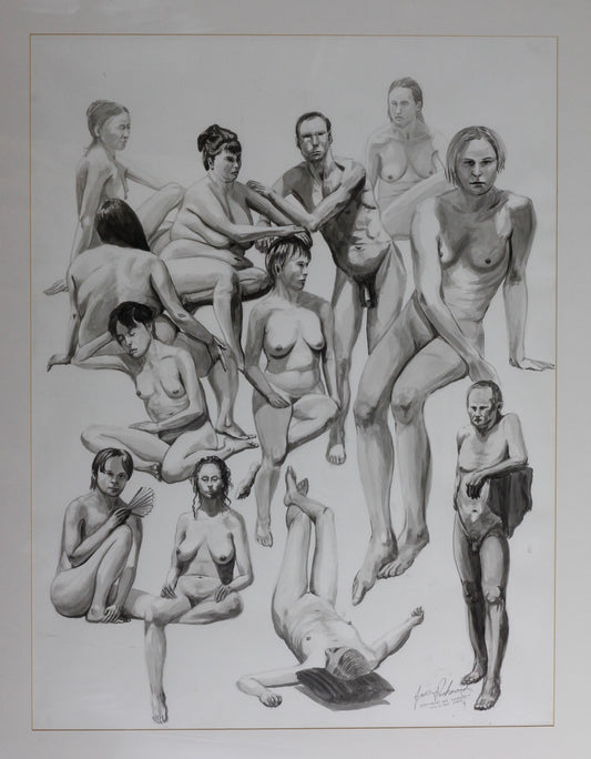 090 MIXED INK NUDES